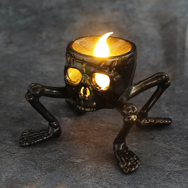 Spooky LED Skull Hand Lantern