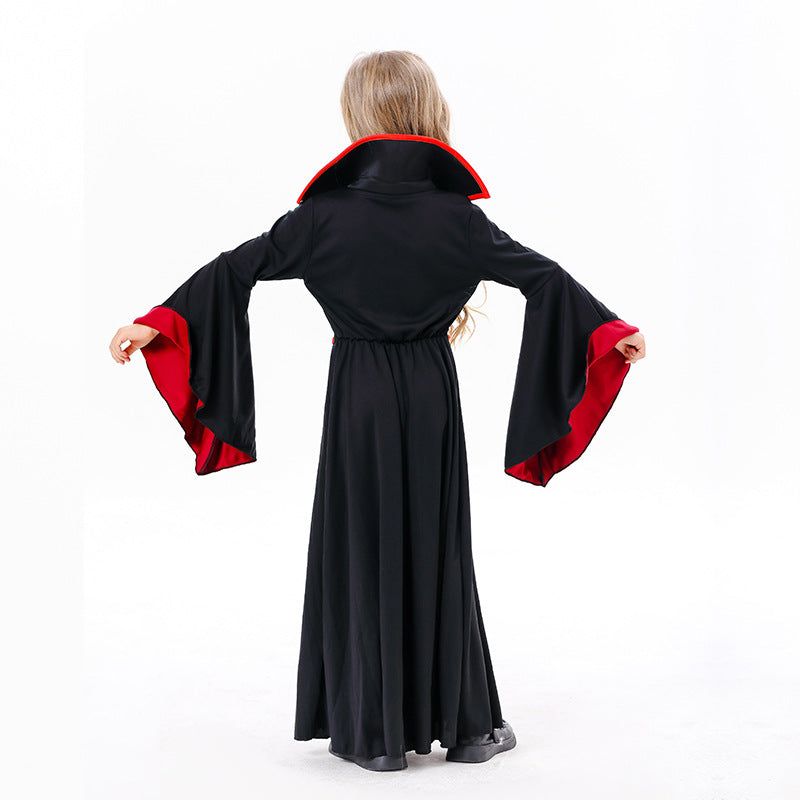 Girls' Gothic Witch Cosplay Costume Set
