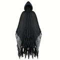 Skull-Patterned Witch Cloak