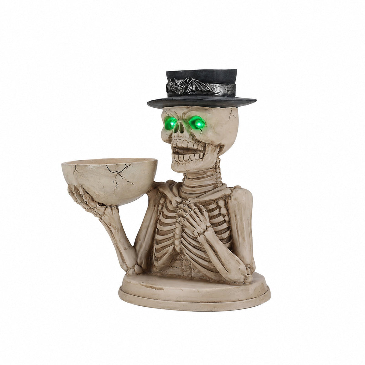 Spooky Skeleton Candy Bowl & Candle Holder