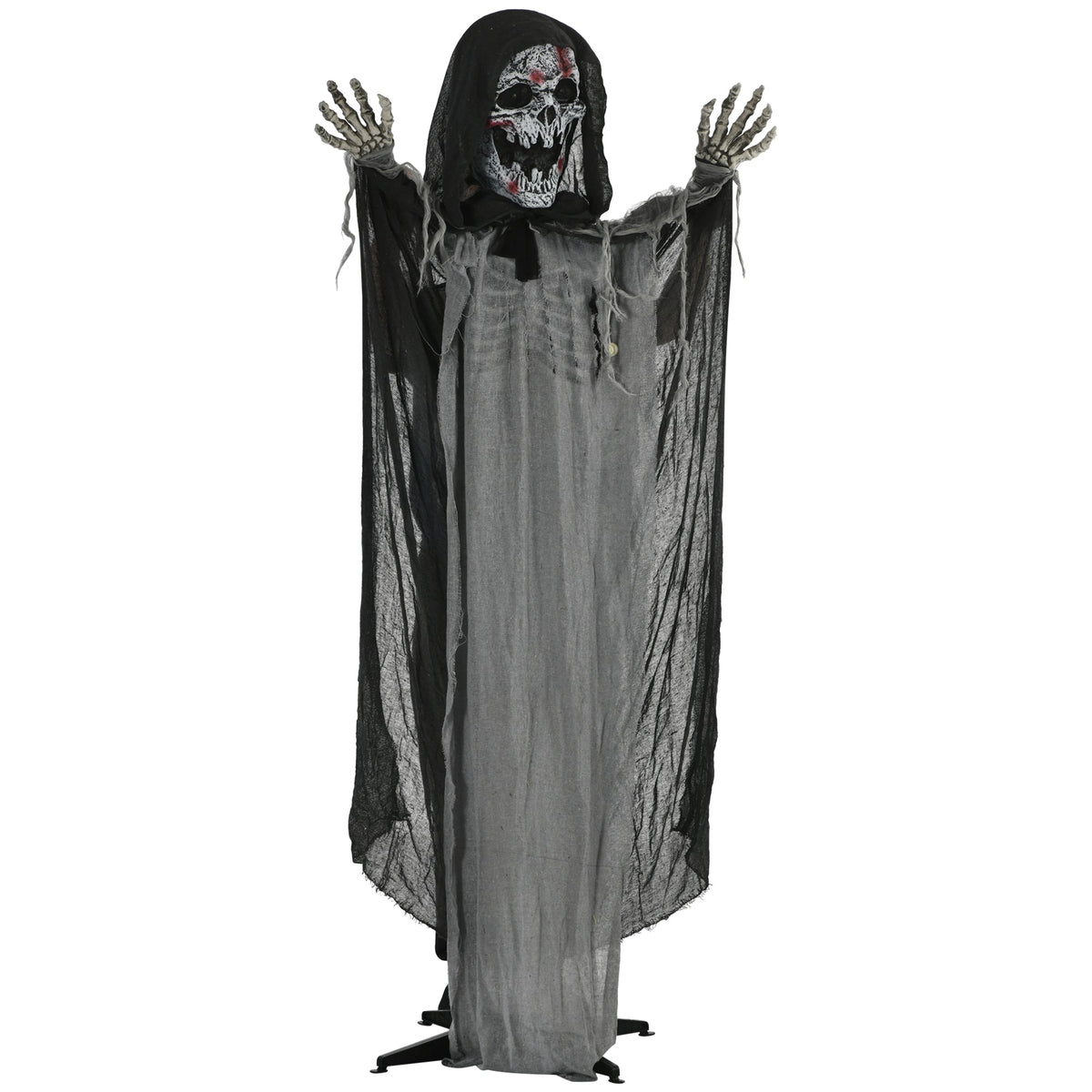 74" Animated Skeleton Witch of the Haunted Hollow