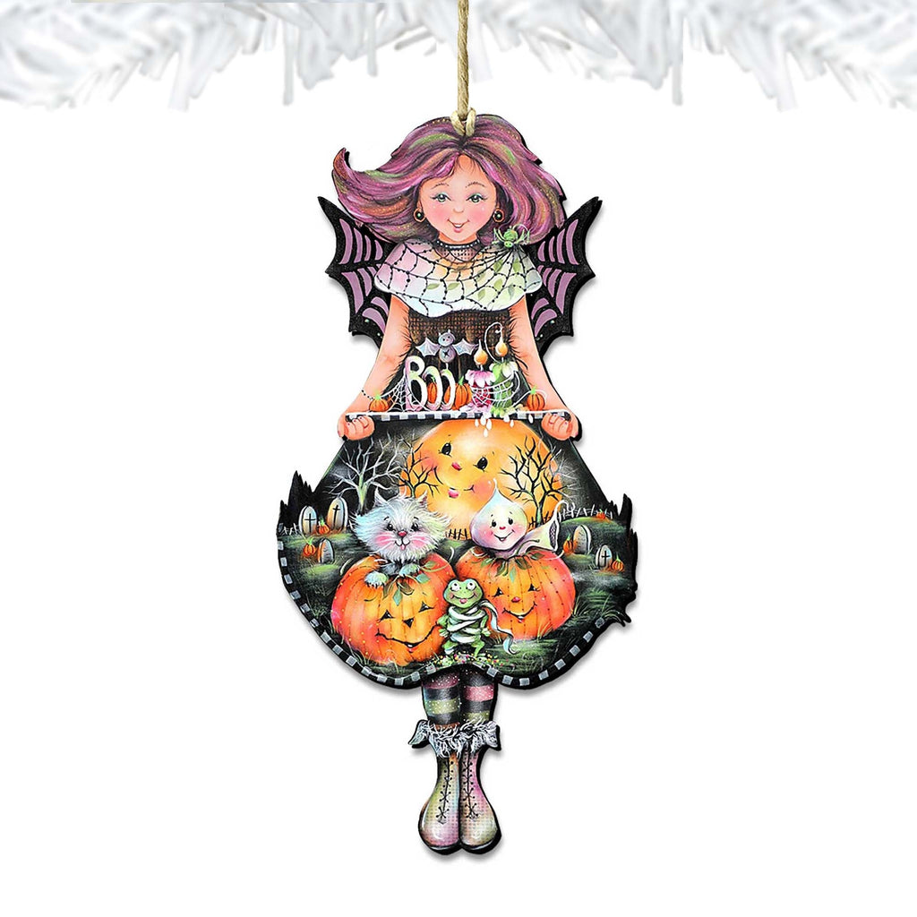 Halloween Fairy Wooden Ornaments by Jamie Mills-Price