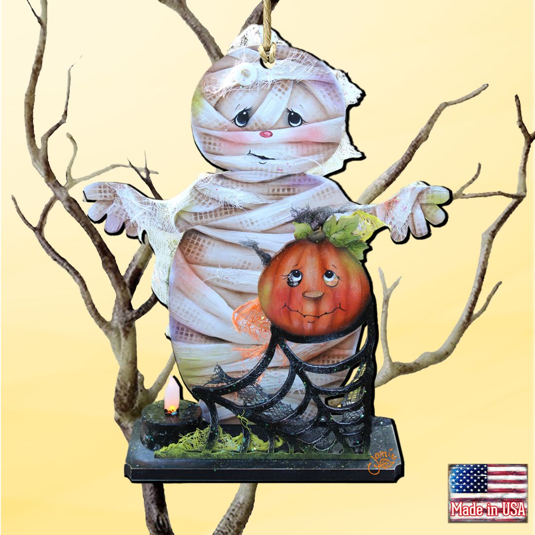 "Some Mummy Loves You" Collectible Halloween Wood Art
