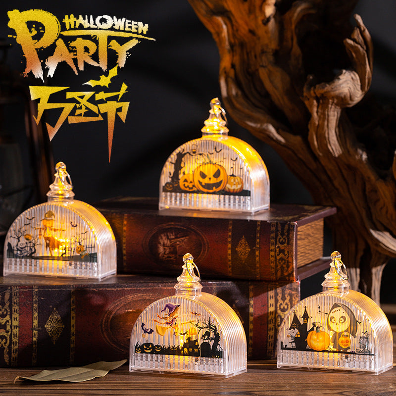 Spooky Handheld LED Jack-O'-Lantern Light