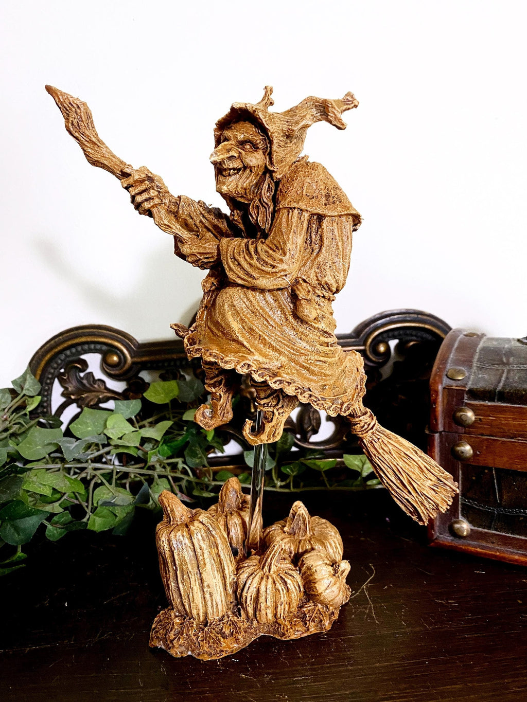 Spooky "La Befana" Italian Folklore Witch Statue