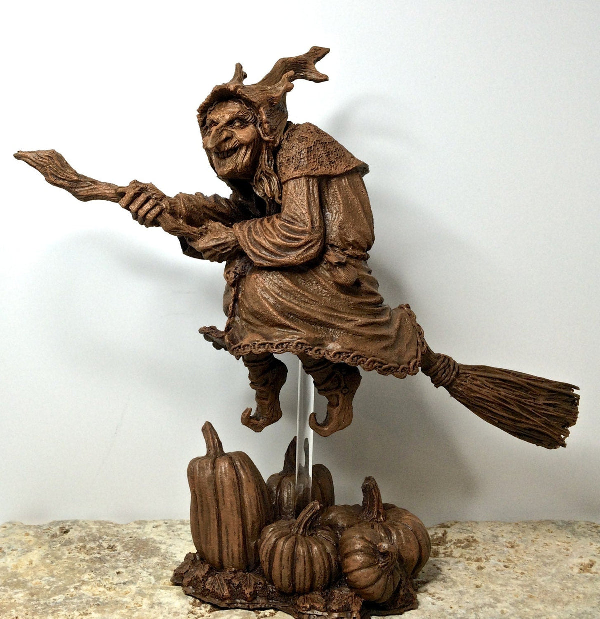 Spooky "La Befana" Italian Folklore Witch Statue