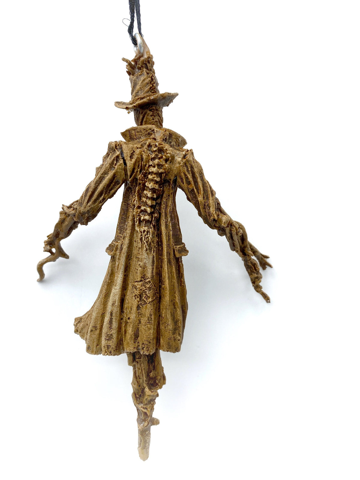 Spooky "Nightmare Creature" Scarecrow Resin Sculpture