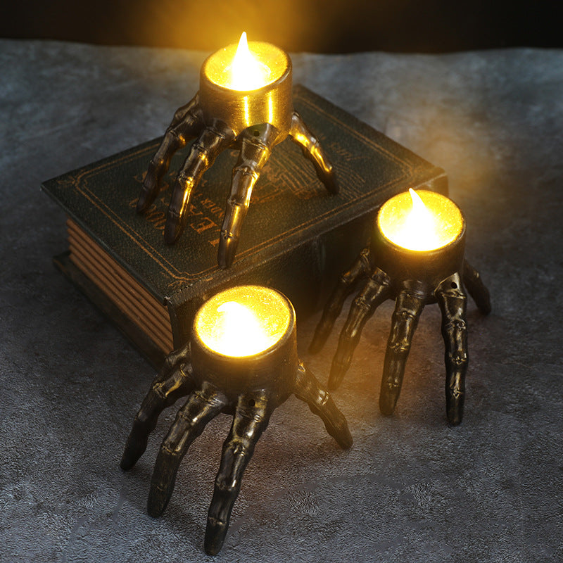 Spooky LED Skull Hand Lantern