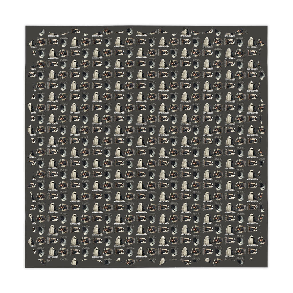 Halloween Cat Pattern Tablecloth