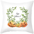 Spooky "Pumpkin Farmhouse" Halloween Cushion Cover