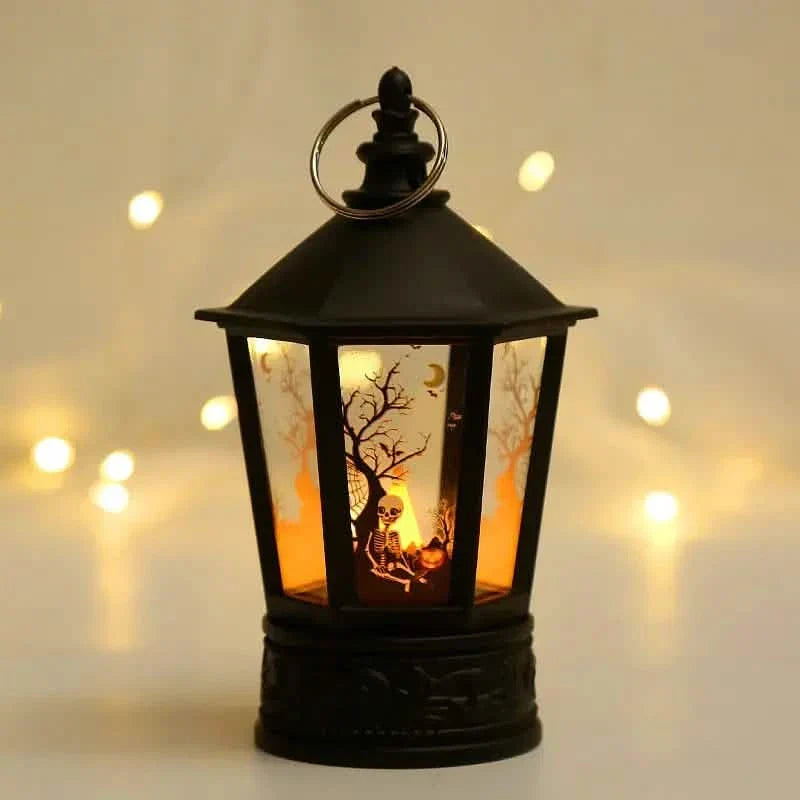 Spooky LED Vintage Candle Lantern