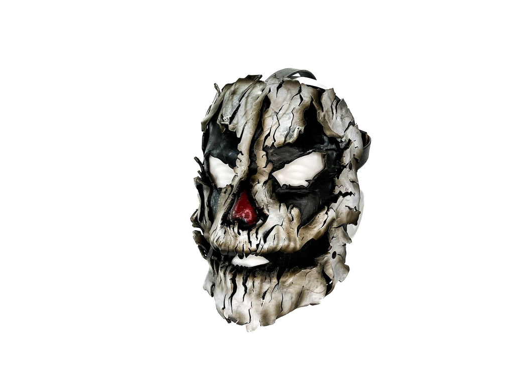 Spooky "Shattered Clown" Handmade Genuine Leather Mask