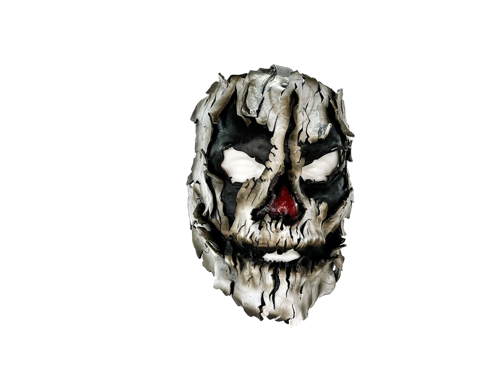 Spooky "Shattered Clown" Handmade Genuine Leather Mask