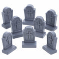 Miniature Resin Tombstone Decor (20-Piece Set)