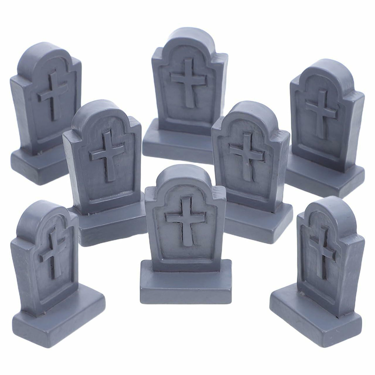 Miniature Resin Tombstone Decor (20-Piece Set)