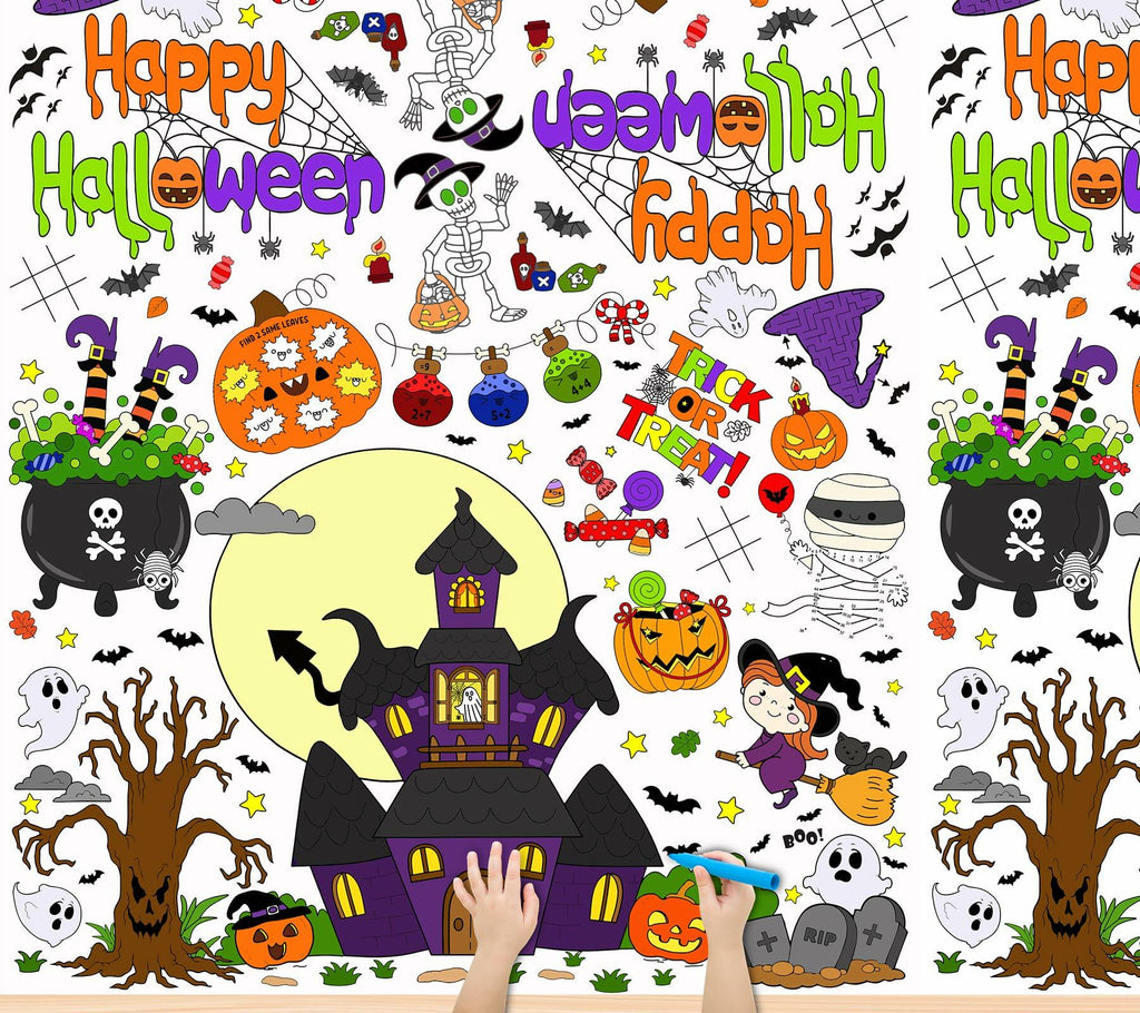 Coloring Tablecloth Decorations 118x54 Inches Paper