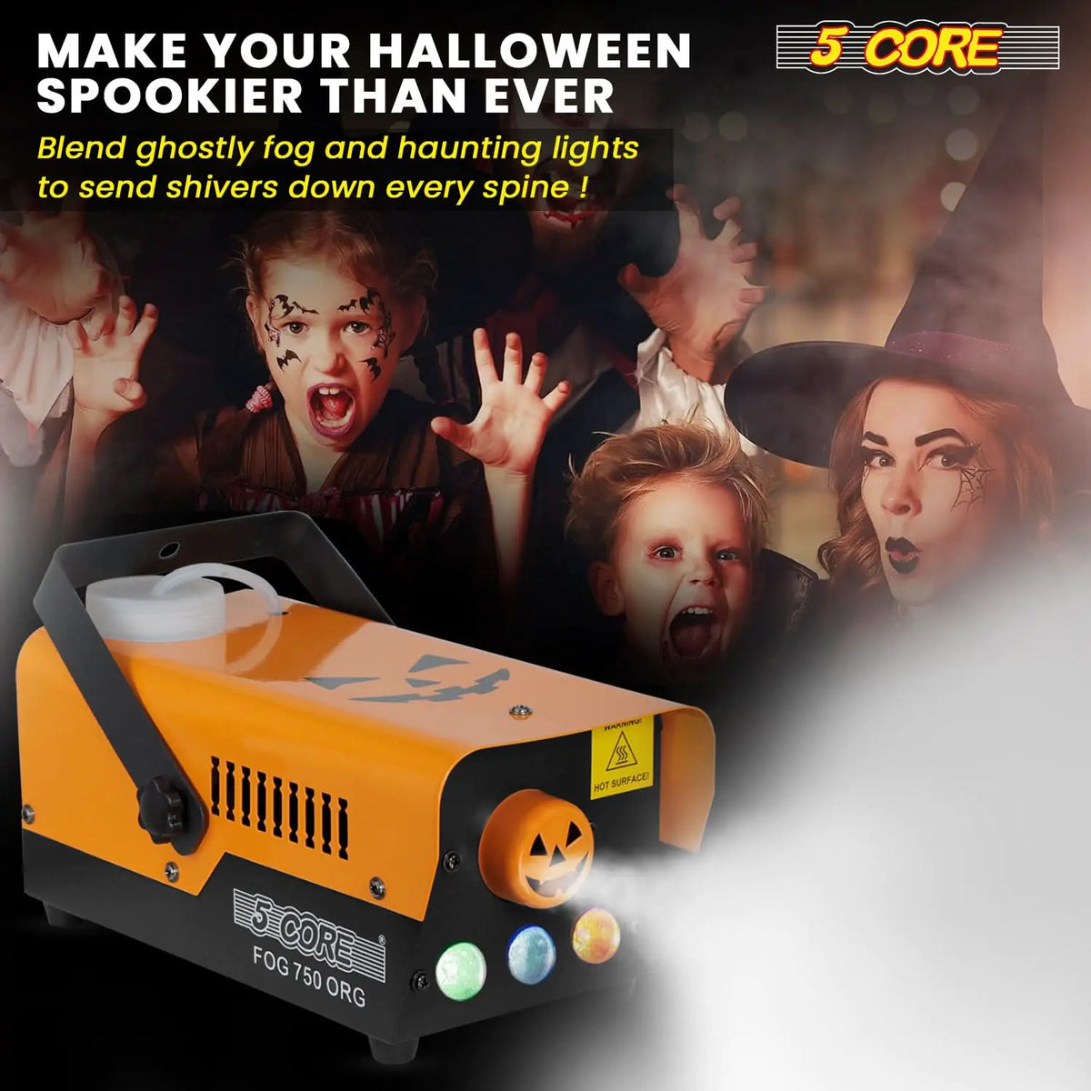 5 Core Low-Lying Fog Machine (750W)