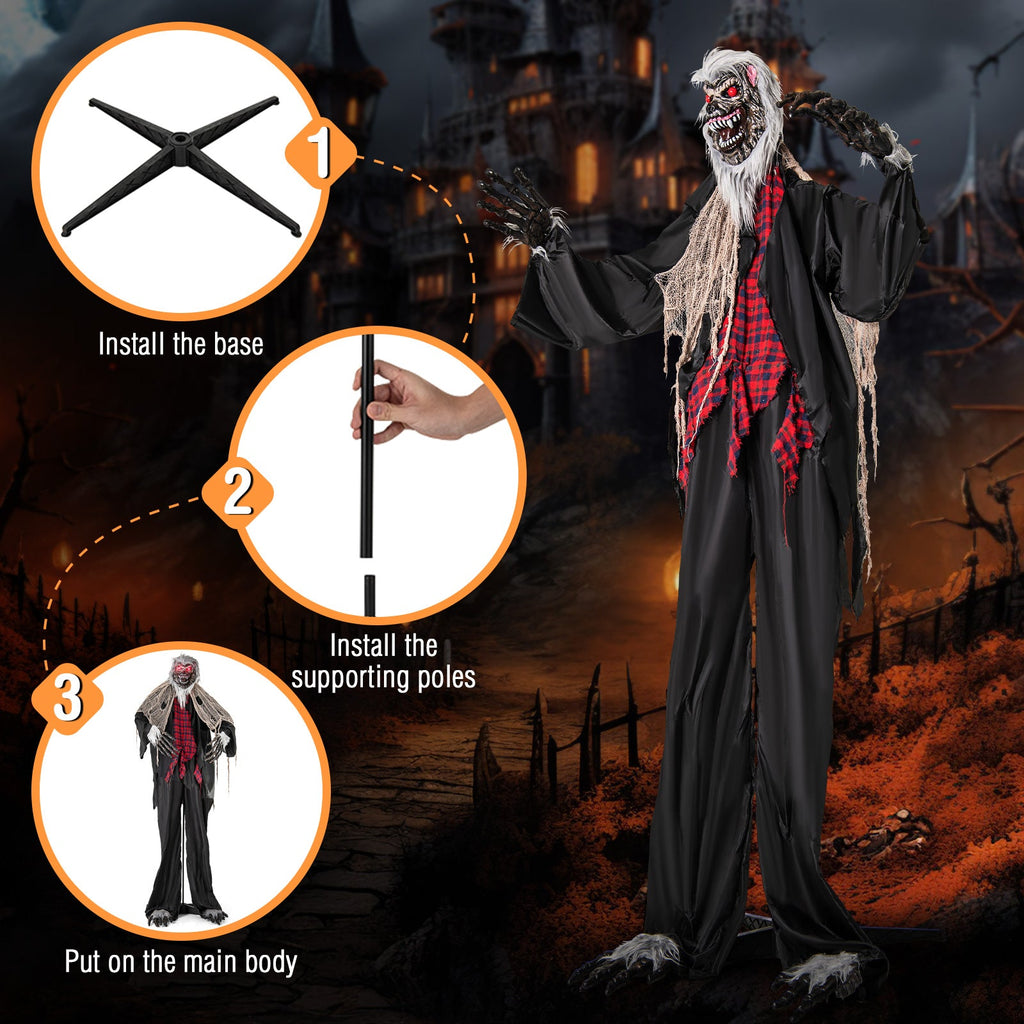 8.2-Foot Standing Werewolf Animatronic