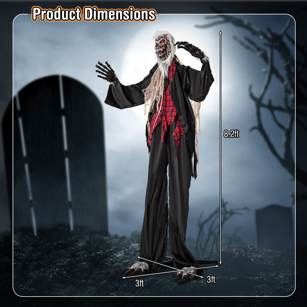 8.2-Foot Standing Werewolf Animatronic